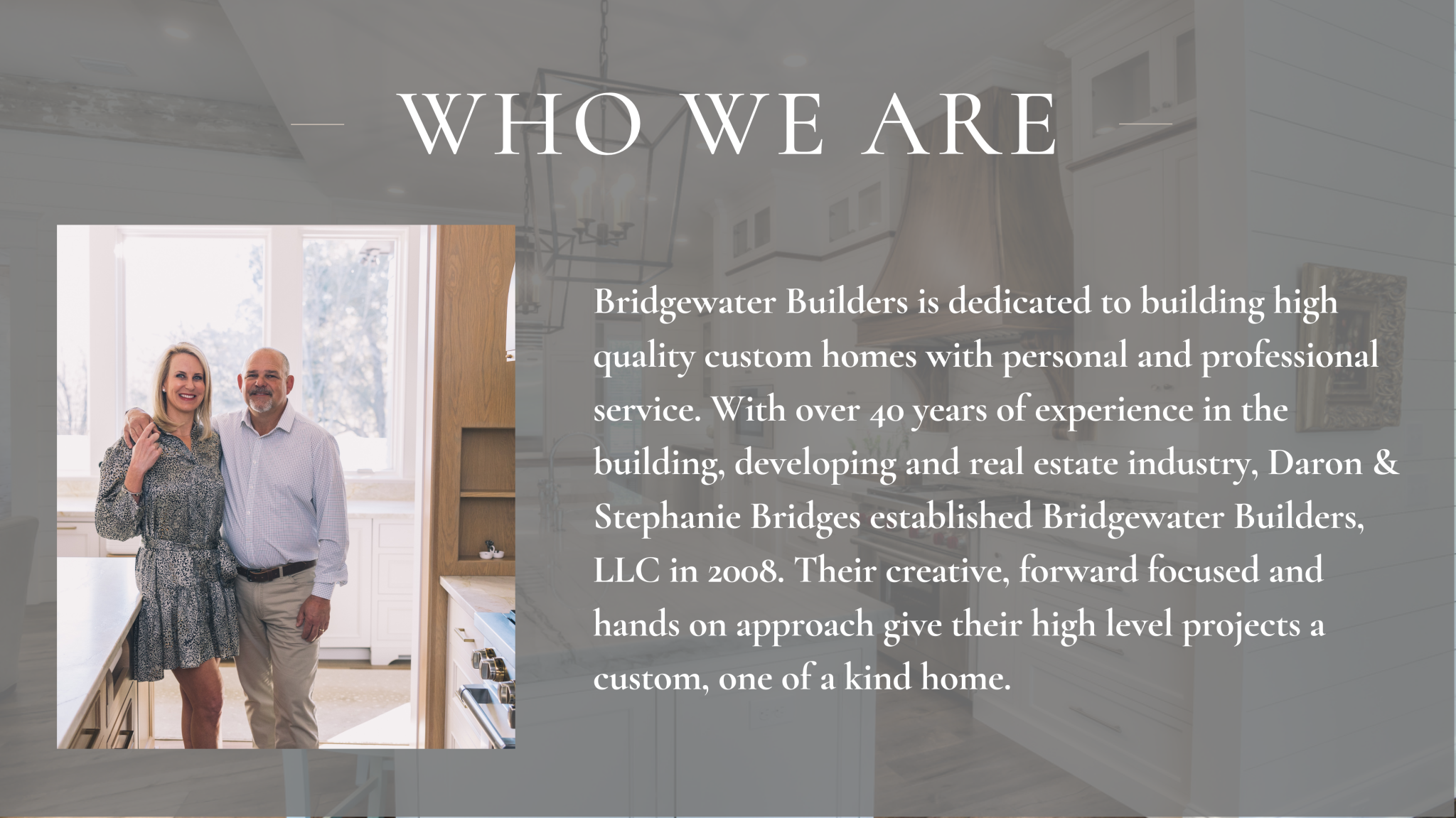 About Us Bridgewater Builders